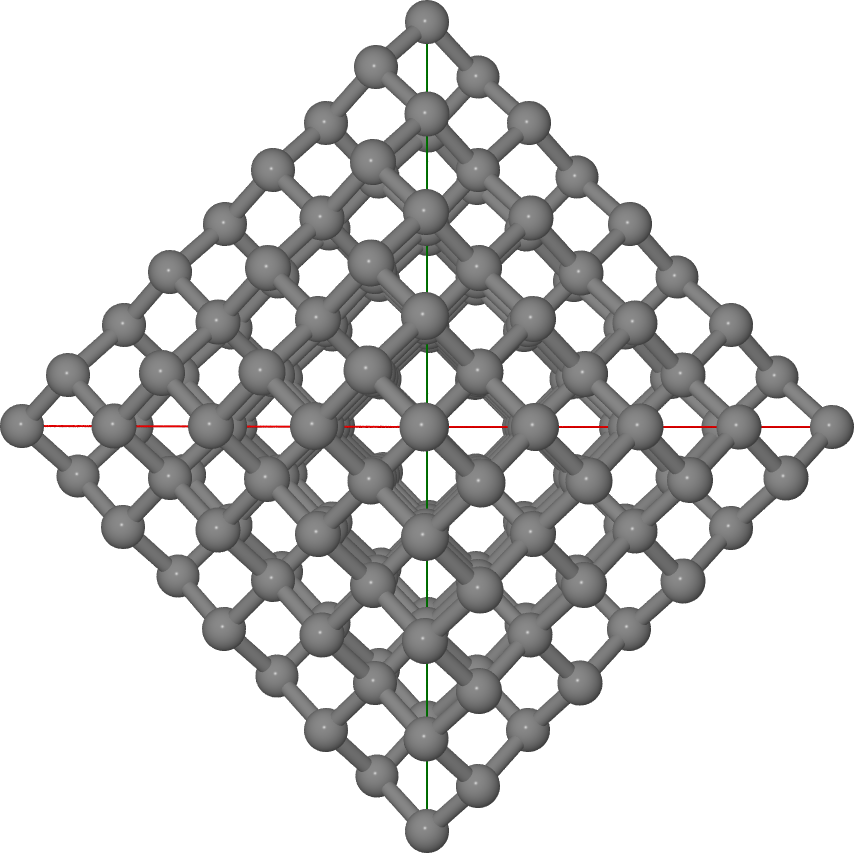 Octahedral diamond cluster